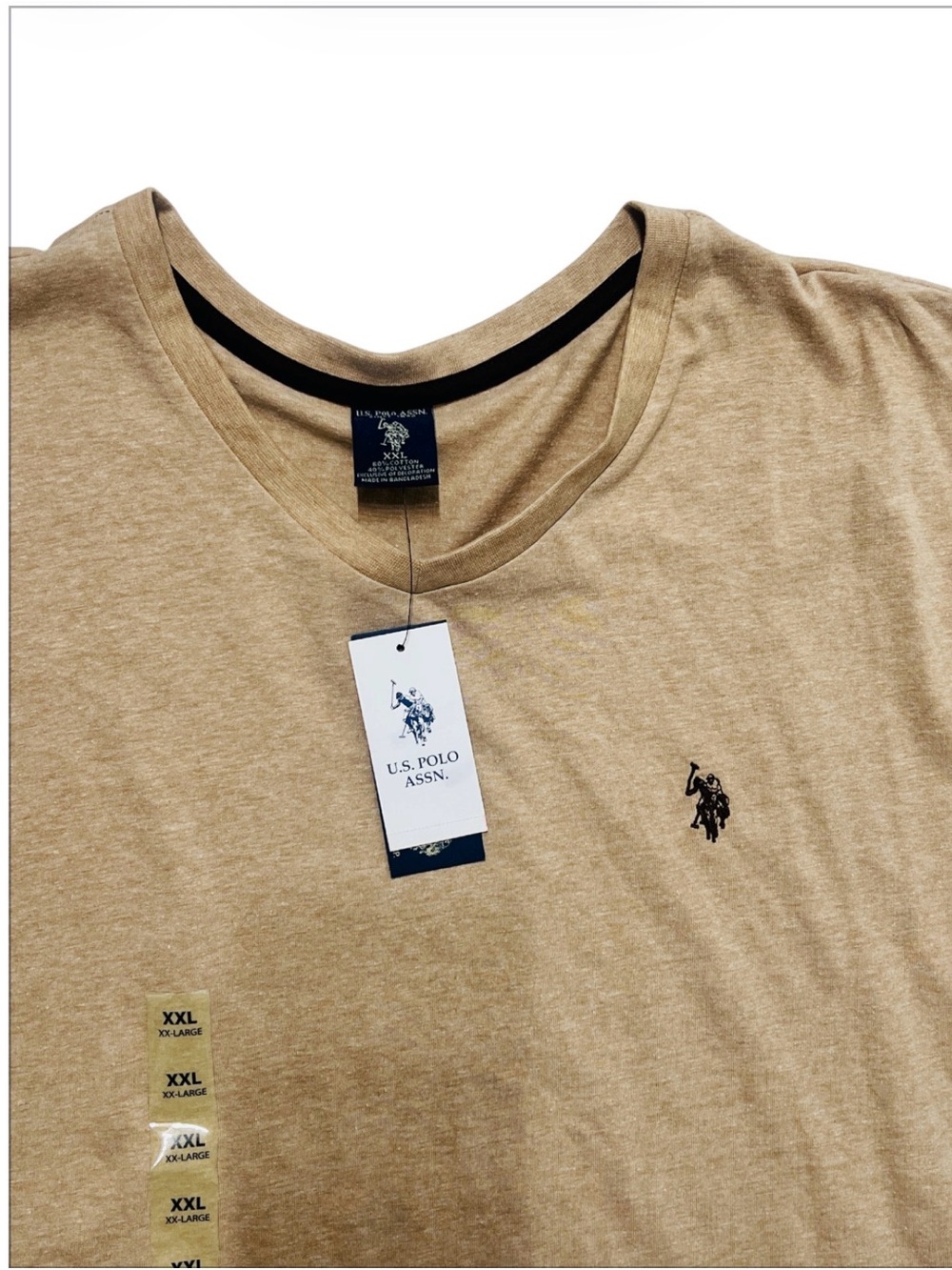 U.S. Polo Assn. Men’s Tan Crewneck T-Shirt size xxl
New